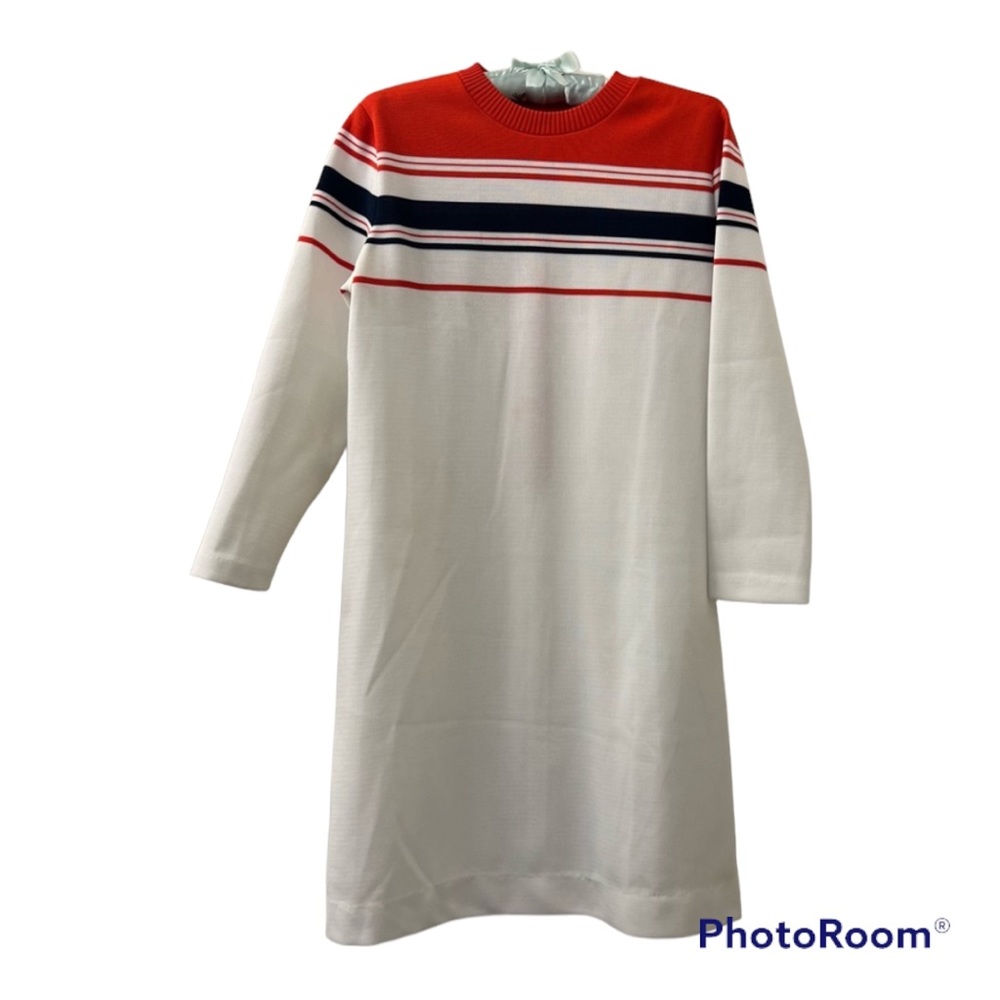 Vintage Polyester Dress Auburn Tigers Colors